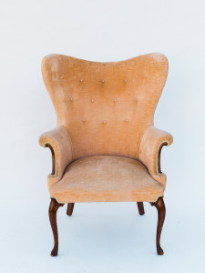 peach chair