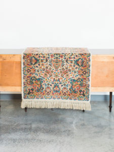 floral vintage rug