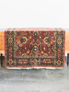 burgundy vintage rug