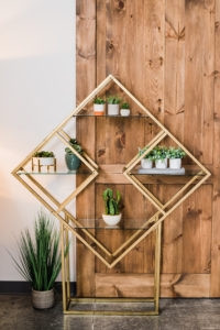 geometric shelf