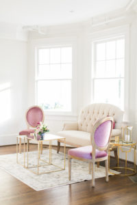 pink chair lounge